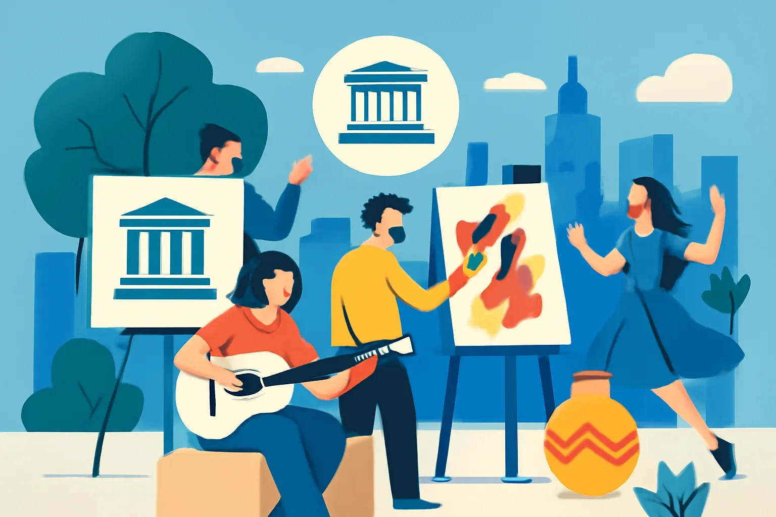 Illustration supporting the article How UNESCO Creative Cities Work.