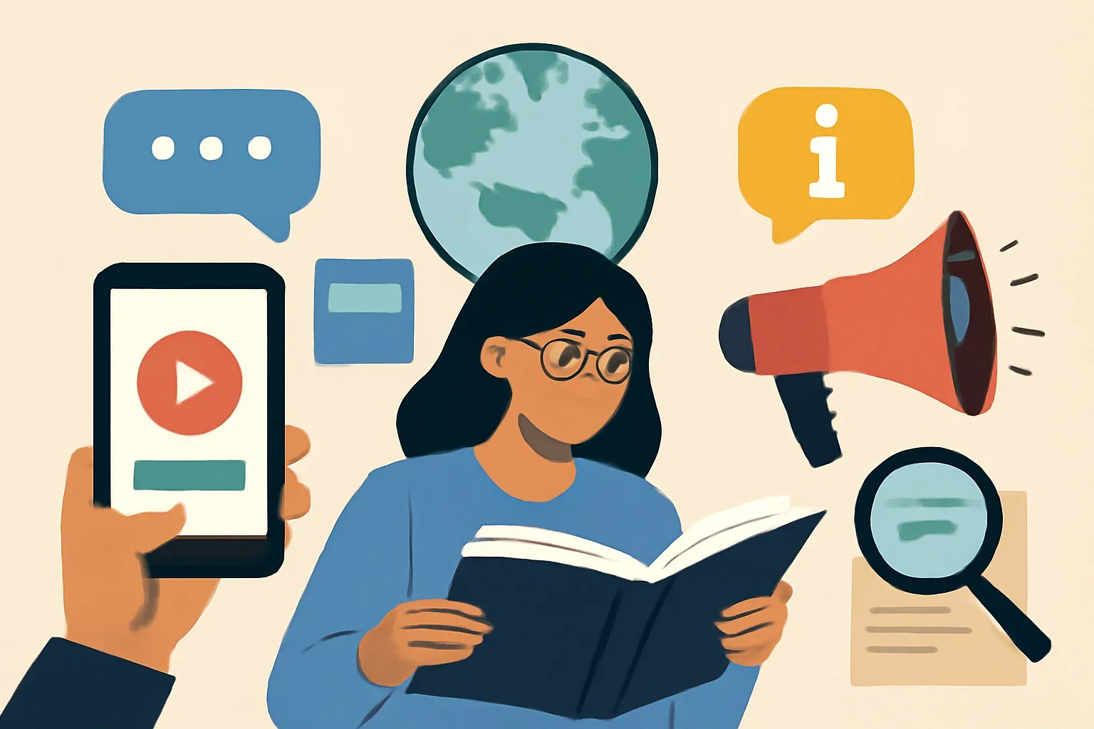 Illustration supporting the article What Is Media and Information Literacy?.