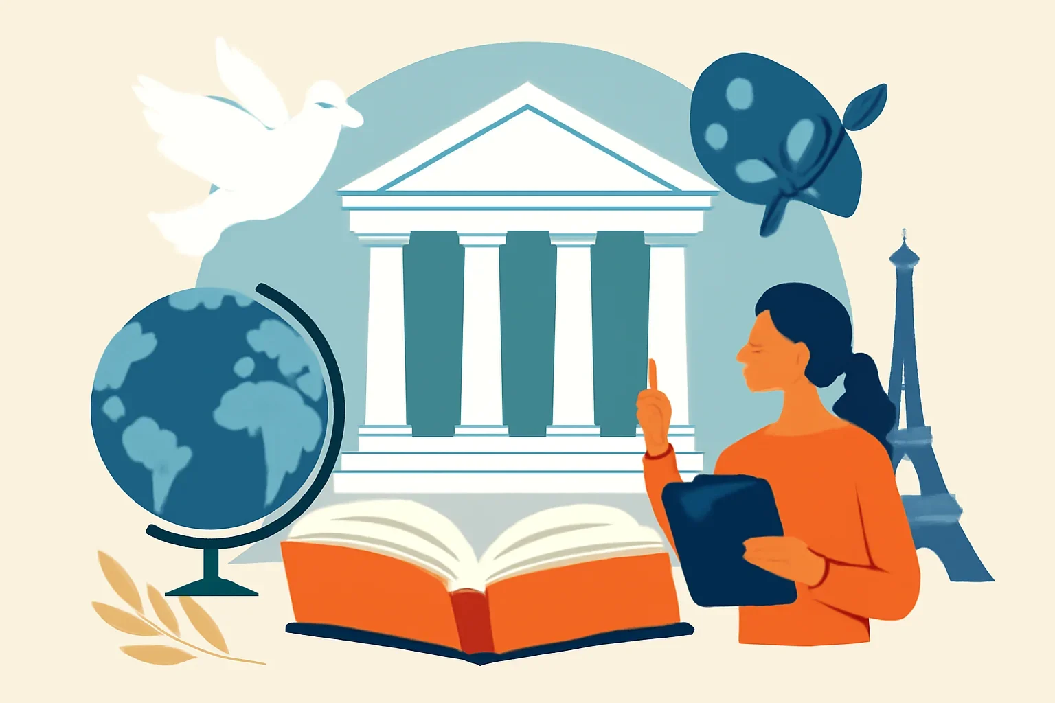 Illustration supporting the article What Is UNESCO and What Does It Do?.