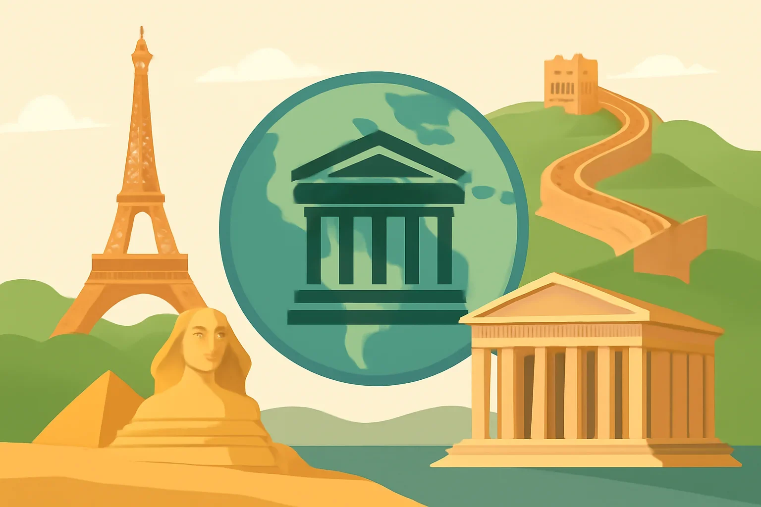 Illustration supporting the article What Makes a Site UNESCO World Heritage?.