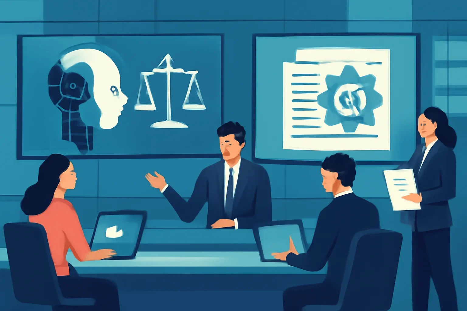 AI Ethics vs AI Governance coverage visual connected to distinguish ethics and governance in UNESCO AI coverage.