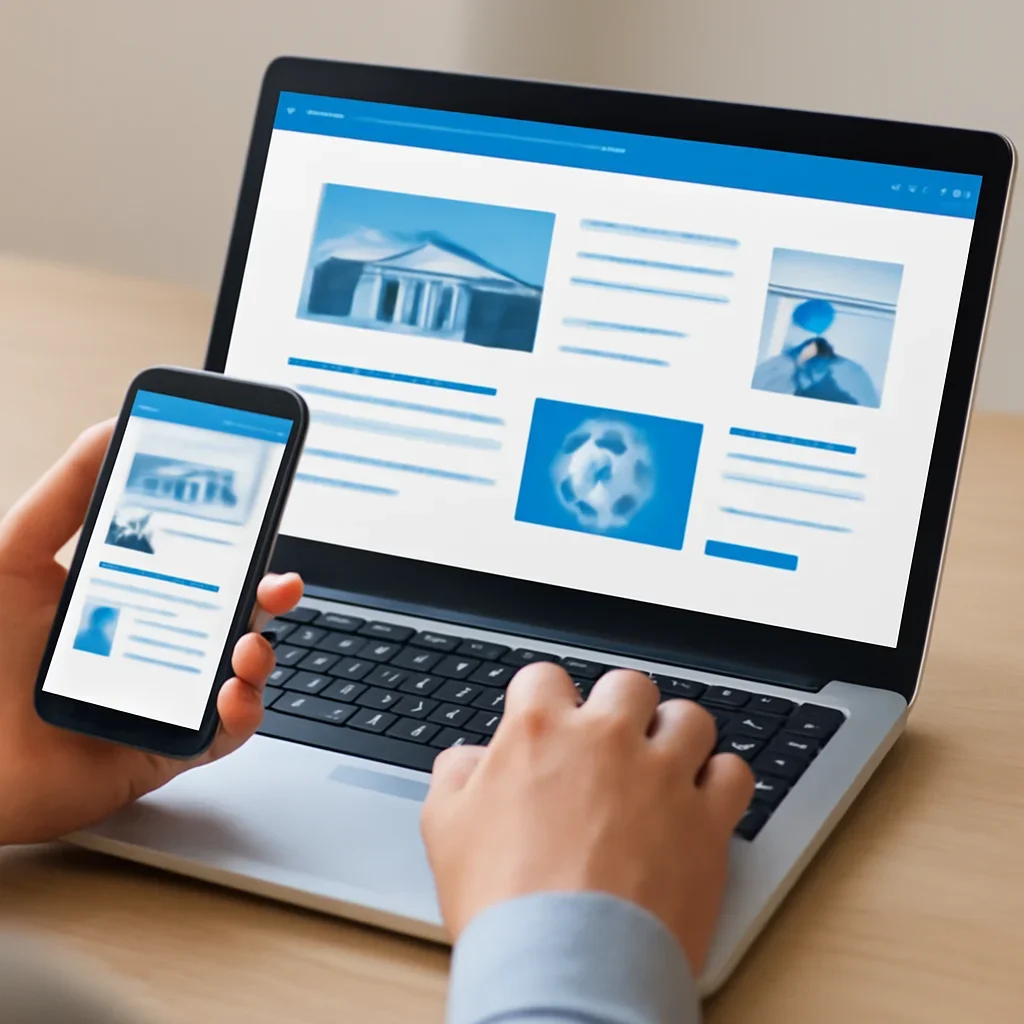 Reader using Features resources to follow UNESCO developments more clearly.