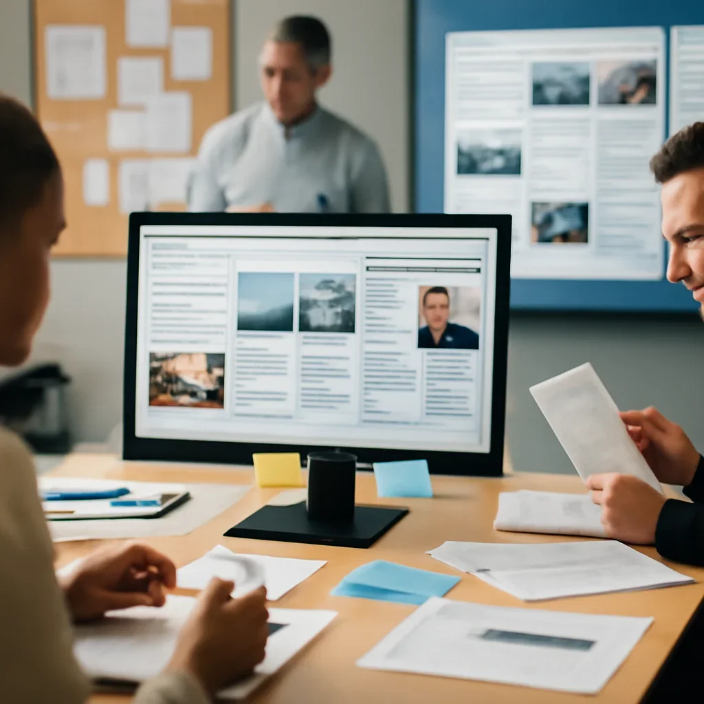 Editorial planning visual for Daily News Digest with stories, reports or updates in review.