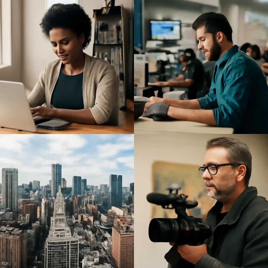 Supporting visual for Integrations showing the people or places behind the coverage.