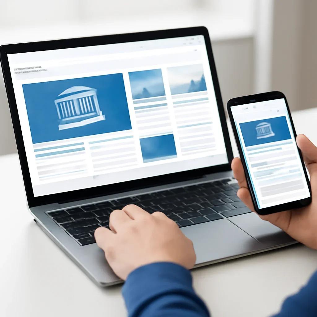 Reader using For Journalists resources to follow UNESCO developments more clearly.