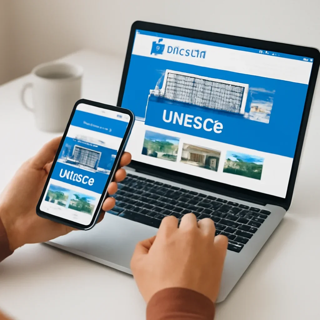 Reader using Sponsor resources to follow UNESCO developments more clearly.
