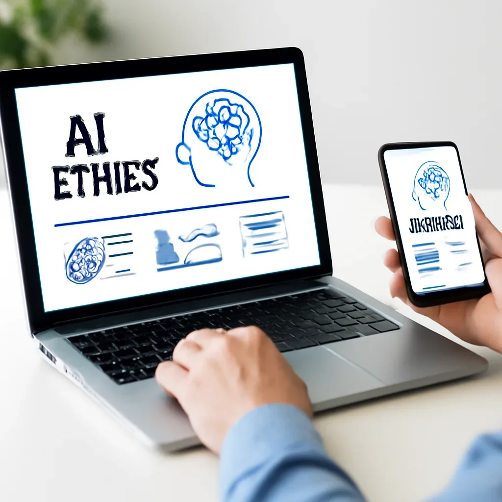 Reader using AI Ethics resources to follow UNESCO developments more clearly.