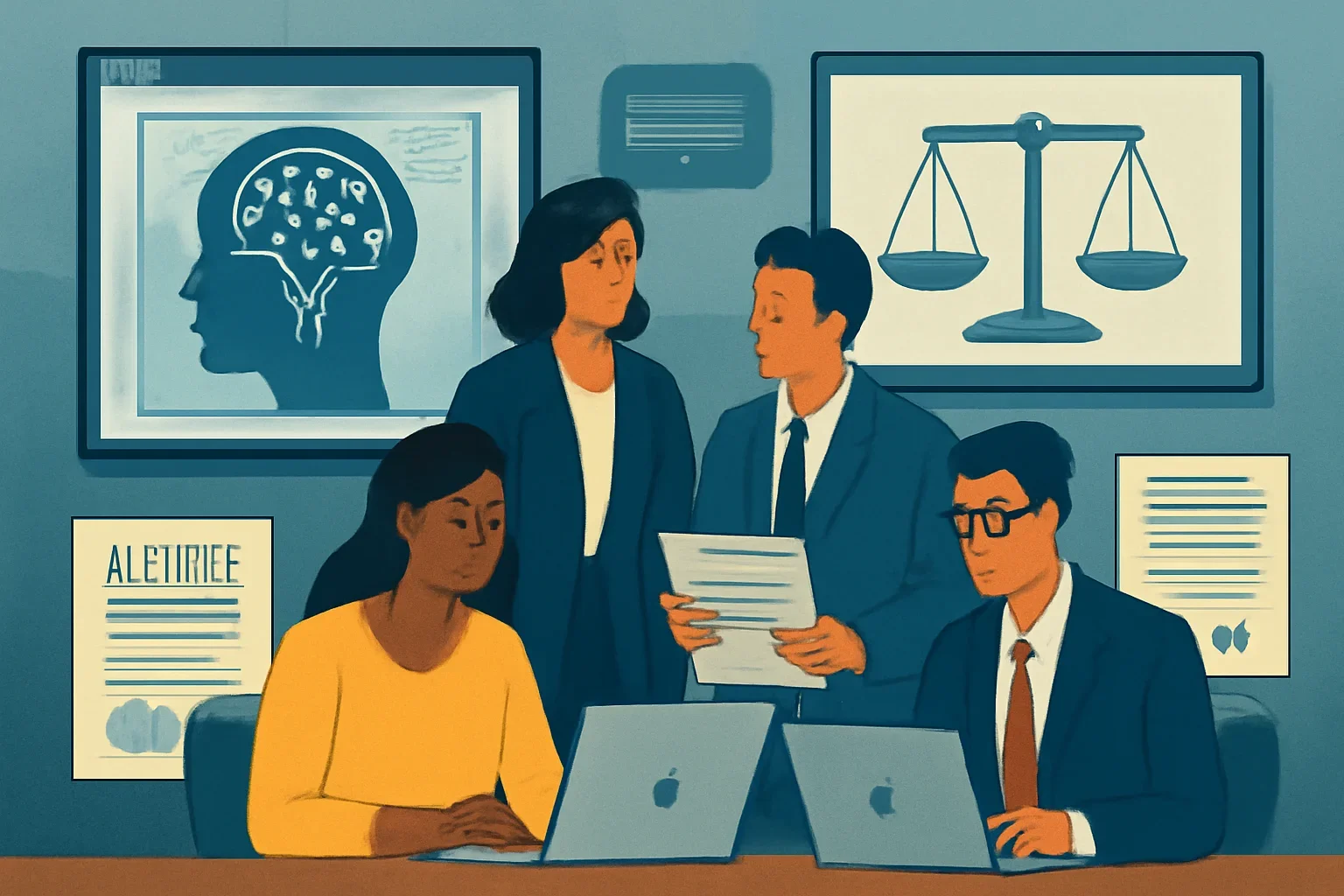 AI Ethics coverage visual connected to uNESCO AI ethics policy, governance and implementation.