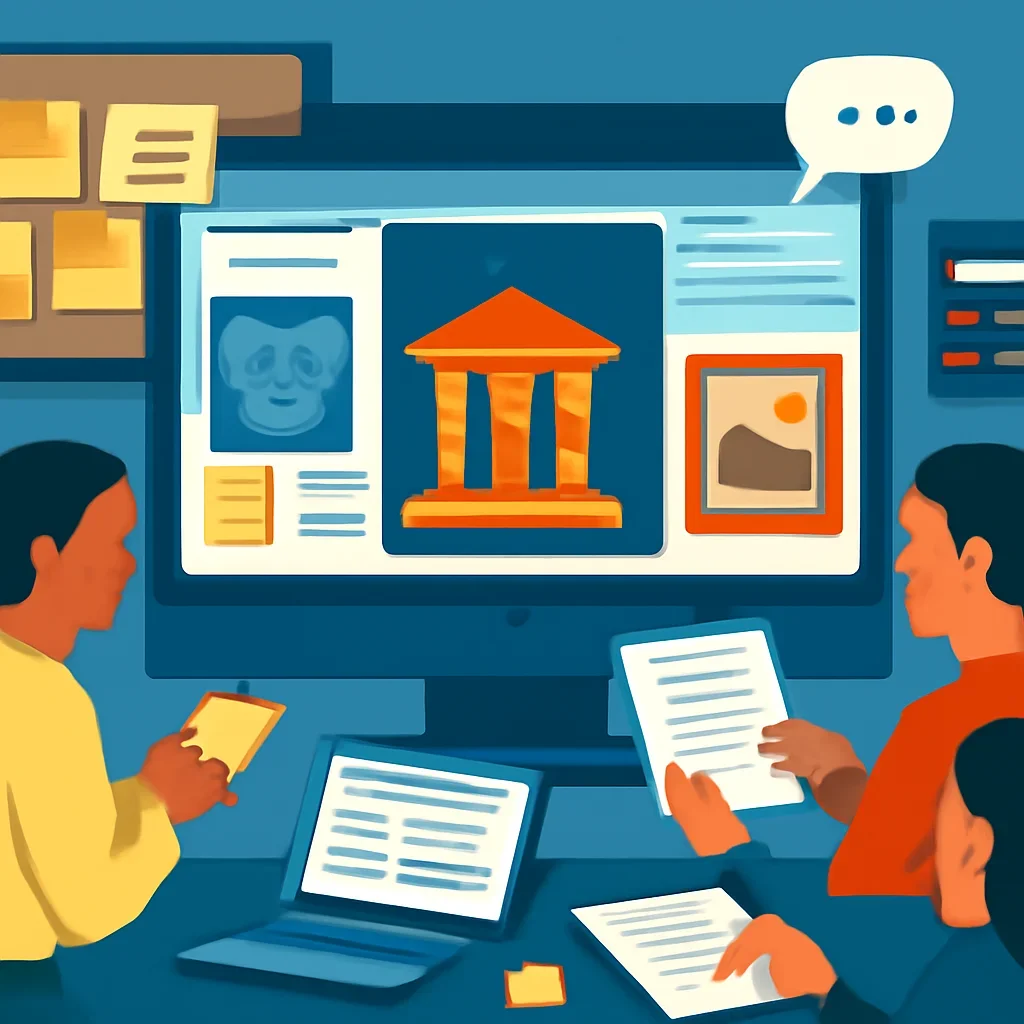 Editorial planning visual for Culture with stories, reports or updates in review.