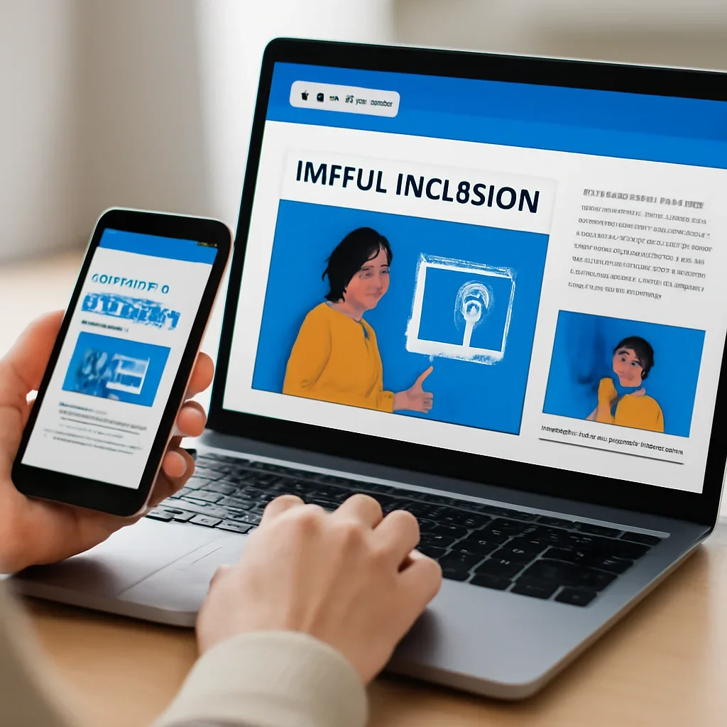 Reader using Digital Inclusion resources to follow UNESCO developments more clearly.