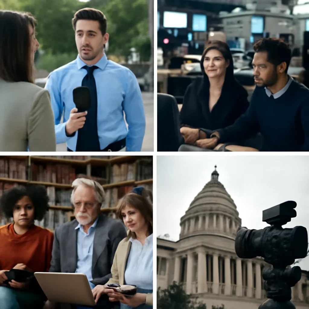 Supporting visual for Media & Information Literacy showing the people or places behind the coverage.