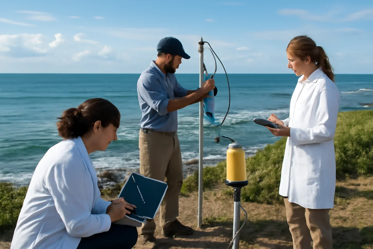 Ocean Science coverage visual connected to ocean science, marine policy and sustainability.