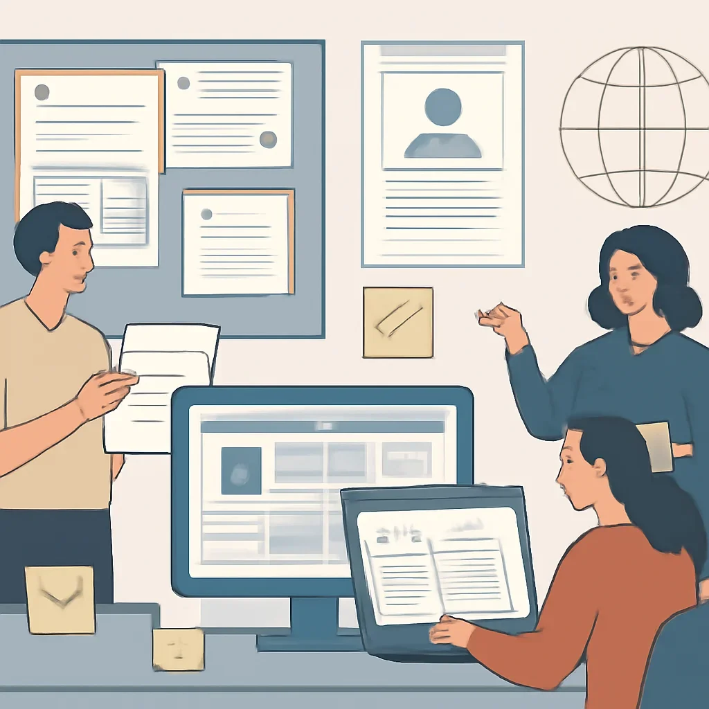 Editorial planning visual for Social & Human Sciences with stories, reports or updates in review.