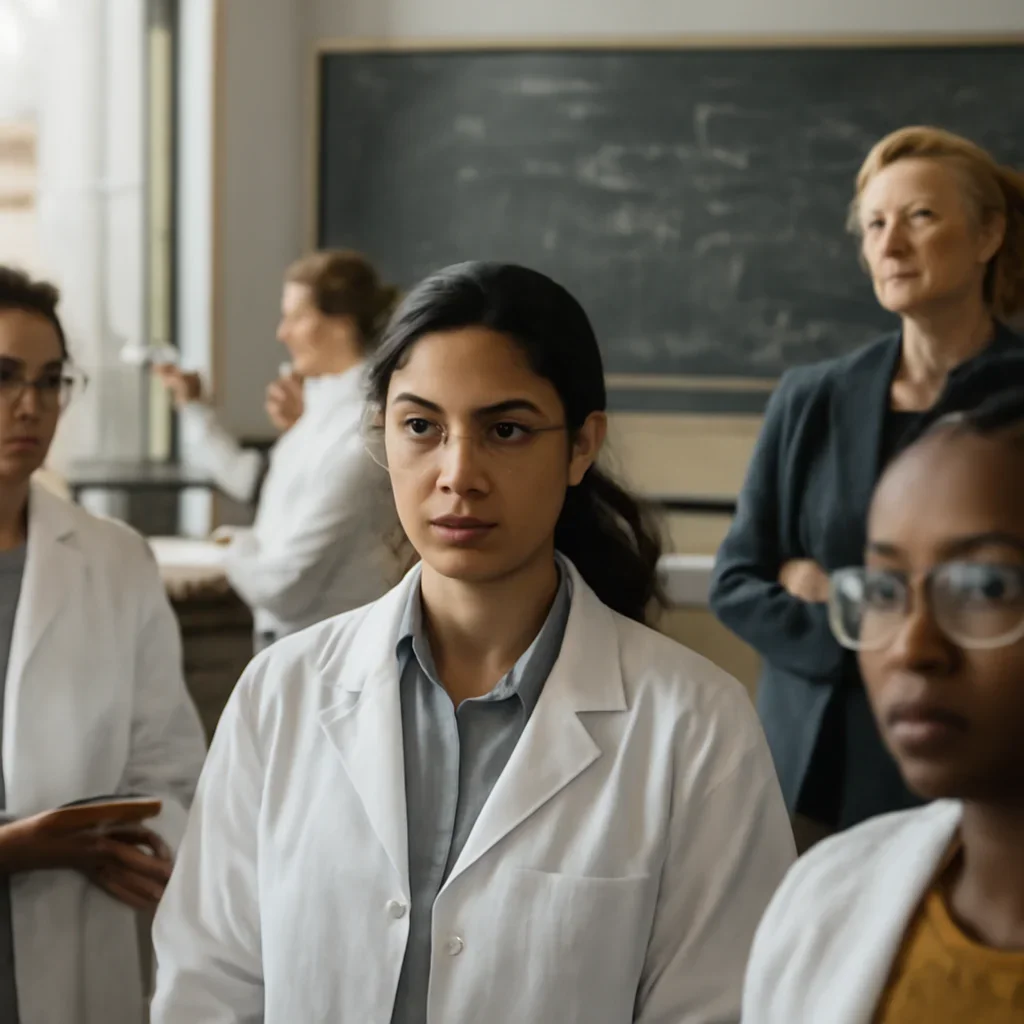 Supporting visual for Women in Science showing the people or places behind the coverage.